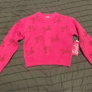 Barbie Fuchsia Crew Neck Sweater